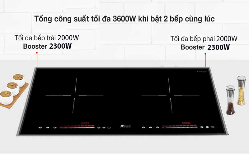 Công suất của Bếp điện từ đôi Arber AB-2020NEW