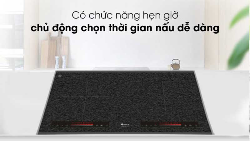 Chức năng hẹn giờ của Bếp điện từ đôi Arber AB-2021