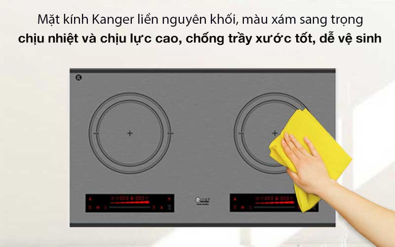 Mặt kính của Bếp điện từ đôi Arber AB-2021A