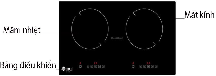 Bếp từ đôi Arber AB-382 - Hàng chính hãng