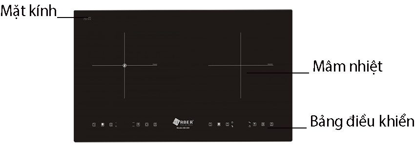 Cấu tạo của Bếp điện từ Arber AB-389