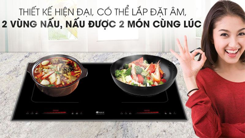 Bếp từ đôi Arber AB551 - Hàng chính hãng