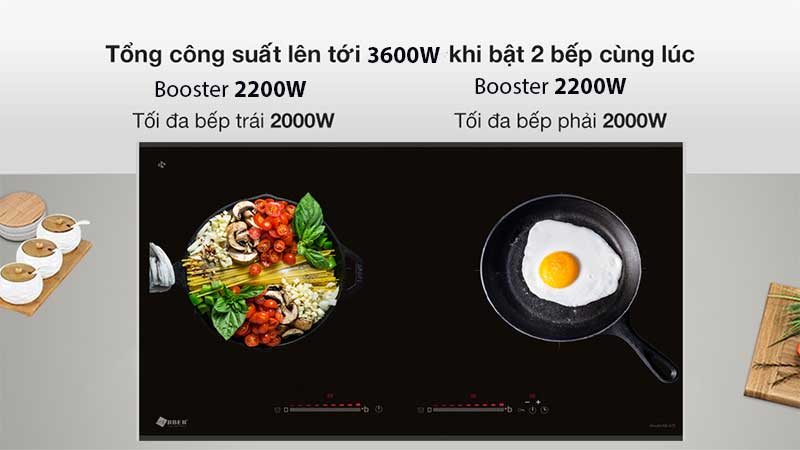 Bếp điện từ đôi Arber AB-679 - Hàng chính hãng