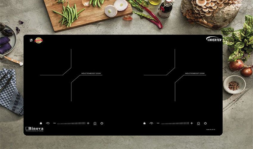 Bếp điện từ đôi Binova BI-407-ID - Hàng chính hãng