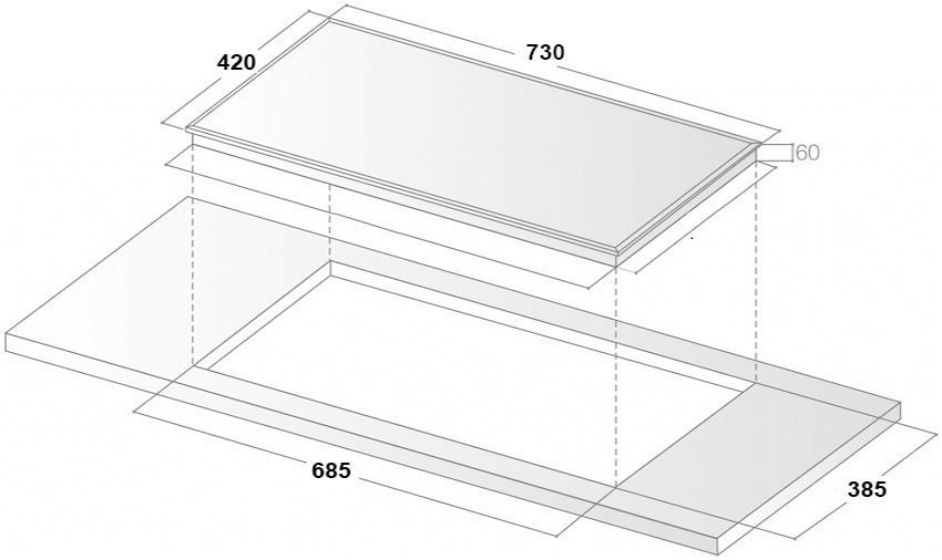 Bếp điện từ đôi Binova BI-666KR - Hàng chính hãng