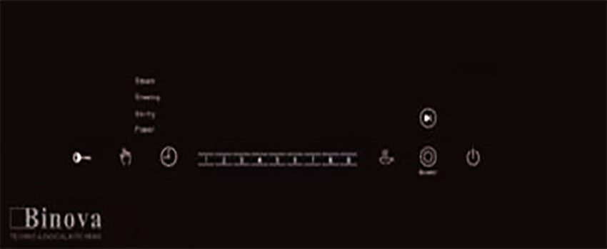 Bảng điều khiển của bếp điện từ đôi Binova BI-6699ITALY