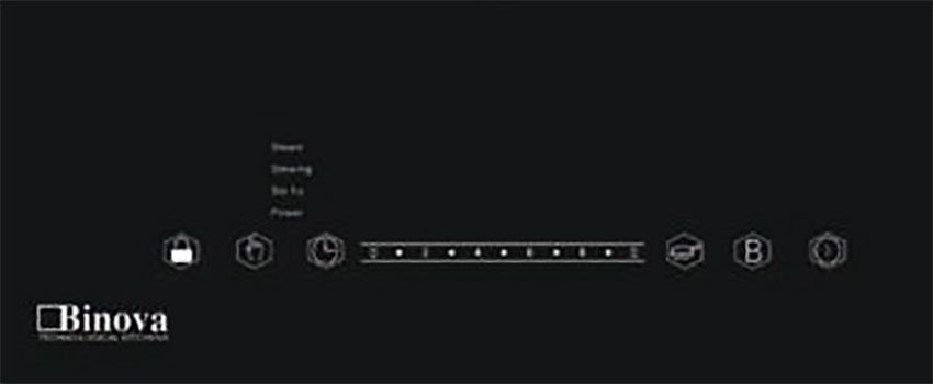 Bảng điều khiển của Bếp điện từ Binova BI-808TL