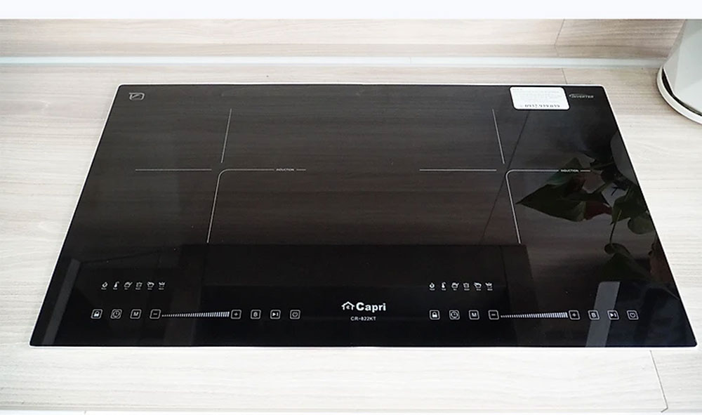 Bếp điện từ đôi Capri CR-822KT - Hàng chính hãng