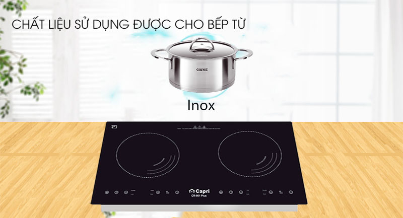 Bếp đôi điện từ Capri CR-901 Plus - Hàng chính hãng