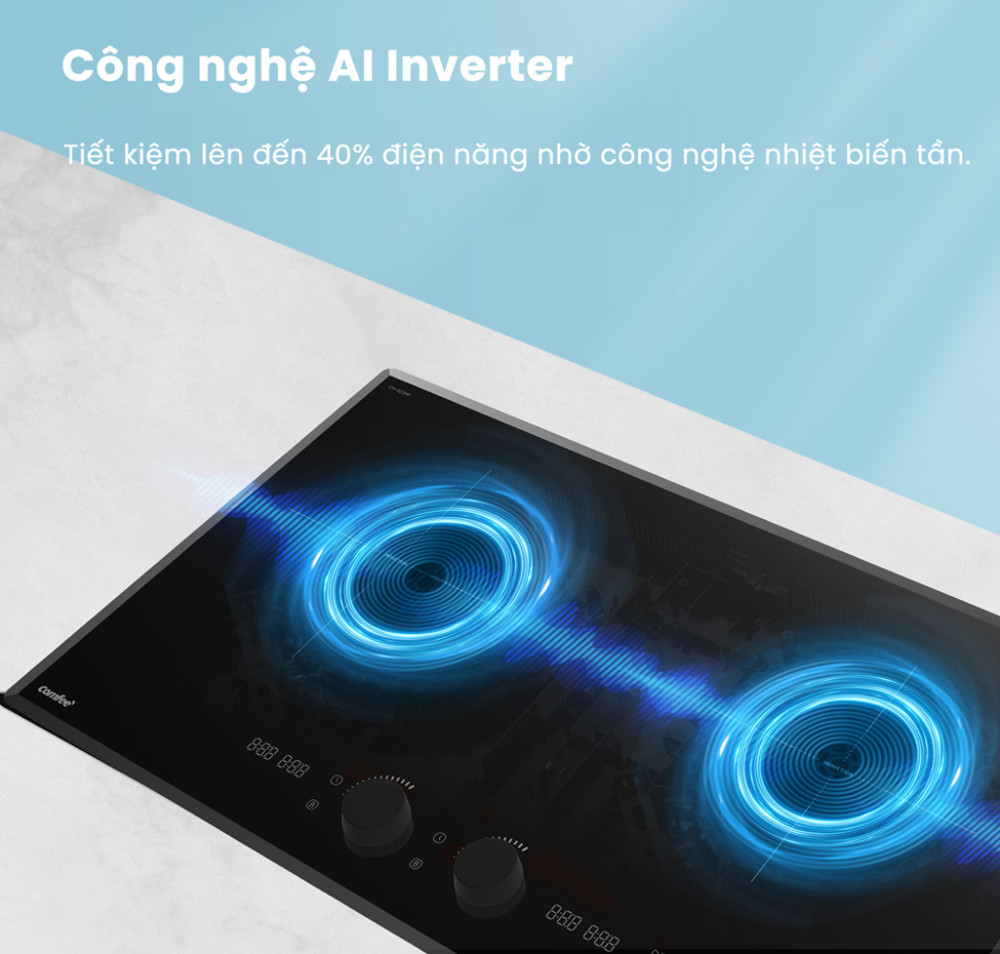 Bếp điện từ đôi Comfee CIH-52DHP - Hàng chính hãng