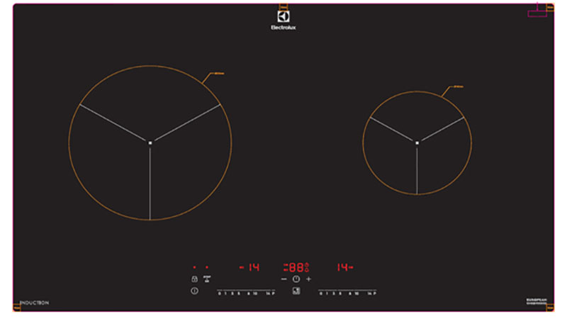 Bếp từ đôi Electrolux EHI7260BB - Hàng chính hãng