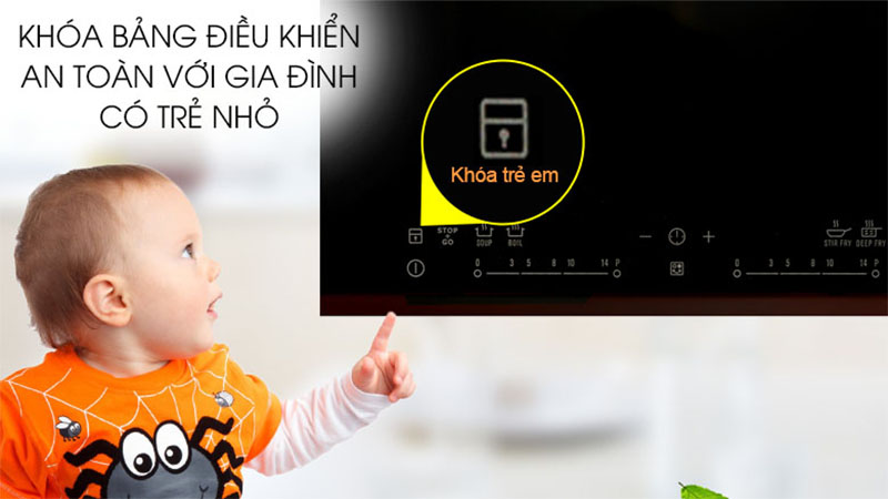 Bếp từ đôi Electrolux EHI7280BB - Hàng chính hãng