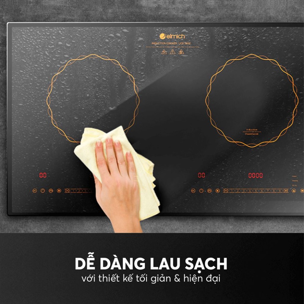 Bếp điện từ đôi Elmich ICE-3882 - Hàng chính hãng