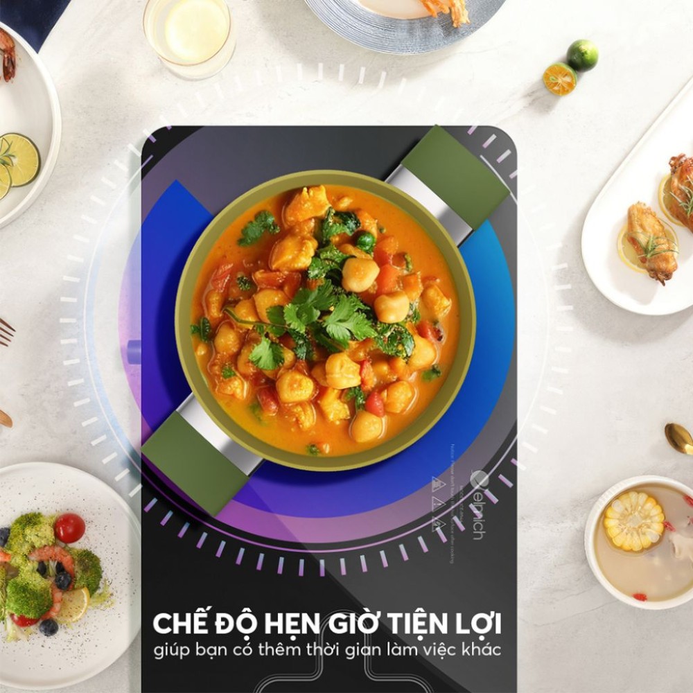 Bếp điện từ đôi Elmich ICE-8944 - Hàng chính hãng