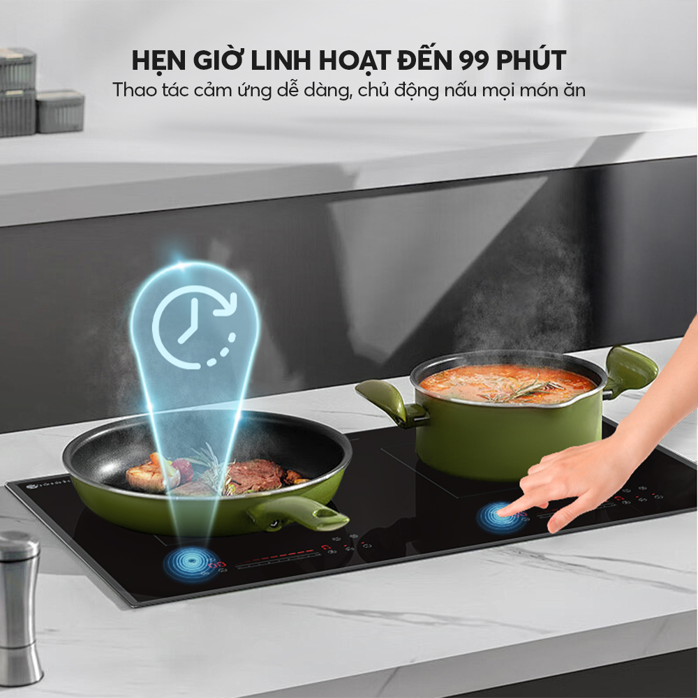 Bếp điện từ đôi Elmich ICE9290 - Hàng chính hãng