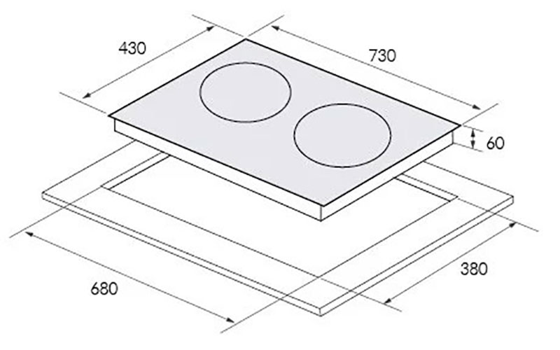 Bếp điện từ đôi Eurosun EU-T710Pro(G) - Hàng chính hãng