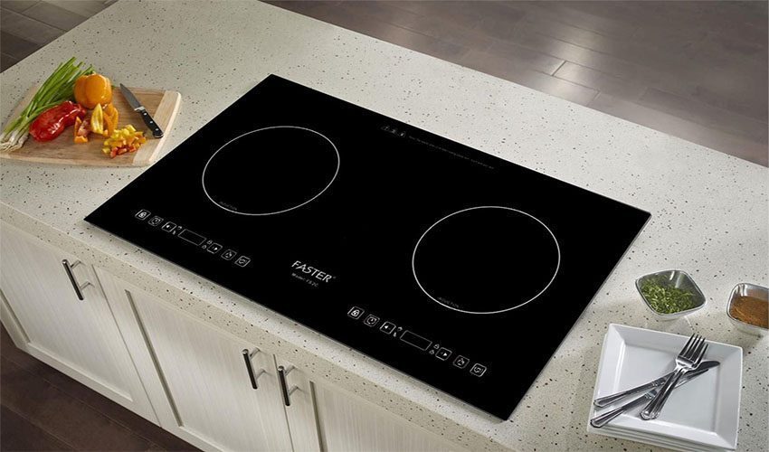 Bếp điện từ đôi Faster FS 2C - Hàng chính hãng