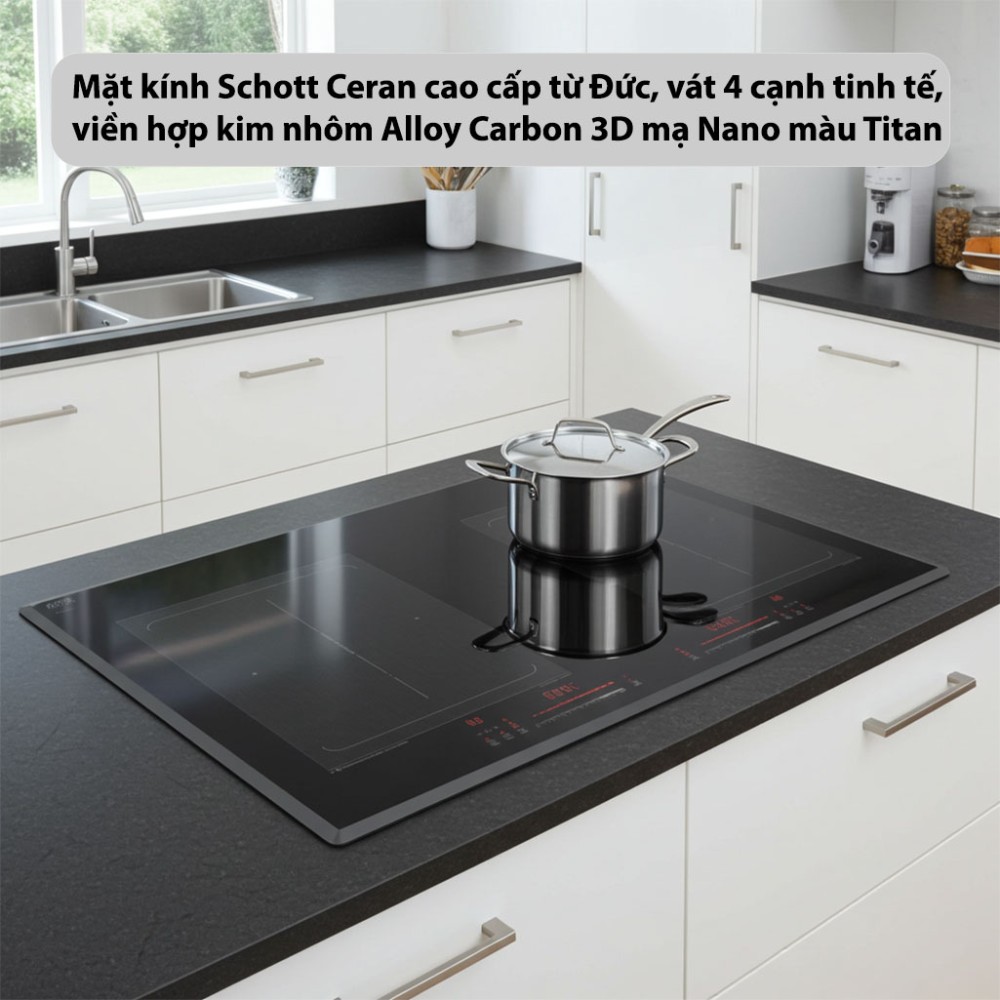 Bếp điện từ đôi GrandX GX-IH855Pro - Hàng chính hãng