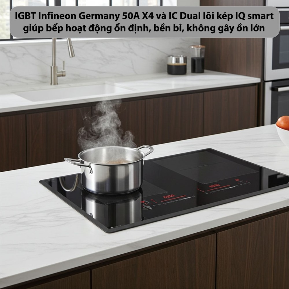 Bếp từ đôi GrandX GX-IH868Pro - Hàng chính hãng