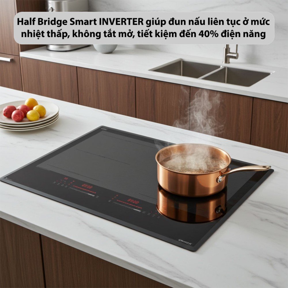 Bếp điện từ đôi GrandX GX-IP839Pro - Hàng chính hãng
