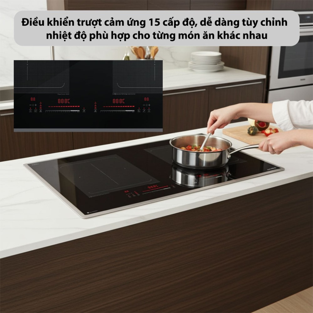 Bếp điện từ đôi GrandX GX-IP856Pro - Hàng chính hãng