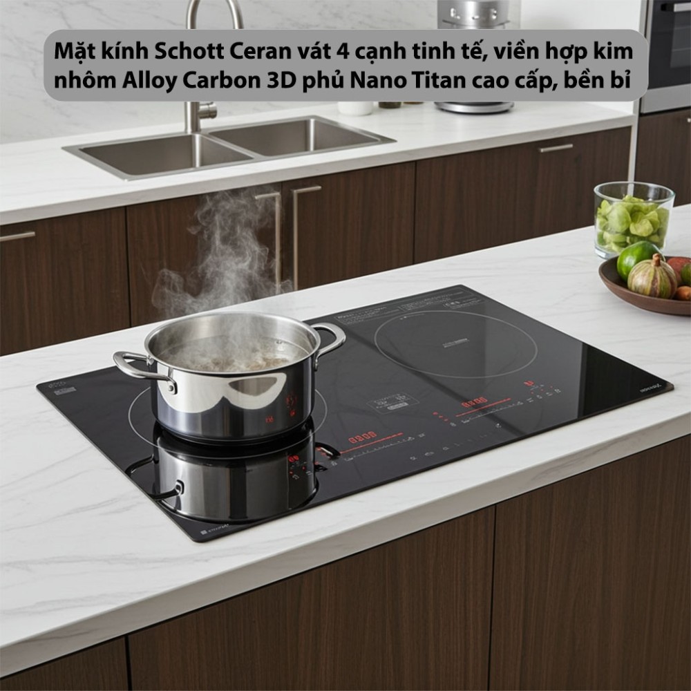 Bếp điện từ đôi GrandX GX-IP876JP - Hàng chính hãng