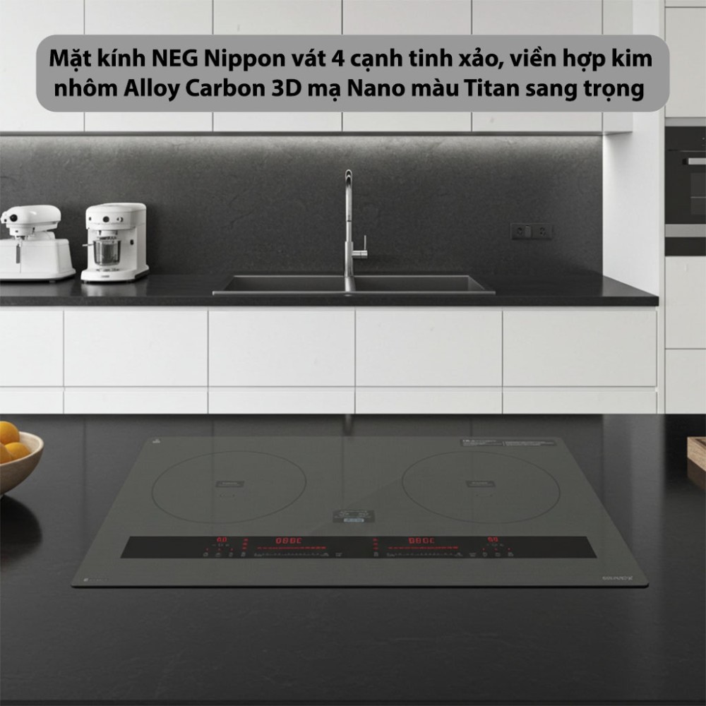 Bếp điện từ đôi GrandX GX-IP879JP - Hàng chính hãng