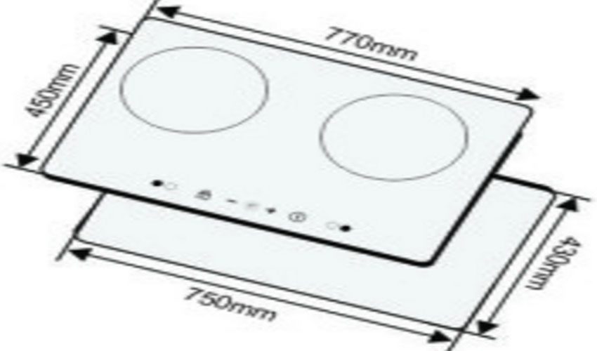 Bếp điện từ đôi Grasso GS-77IT - Hàng chính hãng