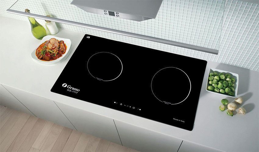 Bếp điện từ đôi Grasso GS-77IT - Hàng chính hãng