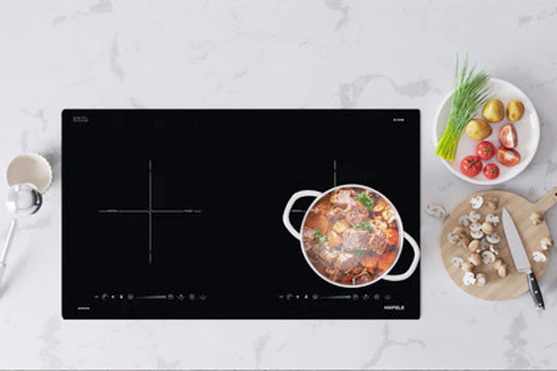 Thiết kế 2 vùng nấu với tổng công suất  4000W