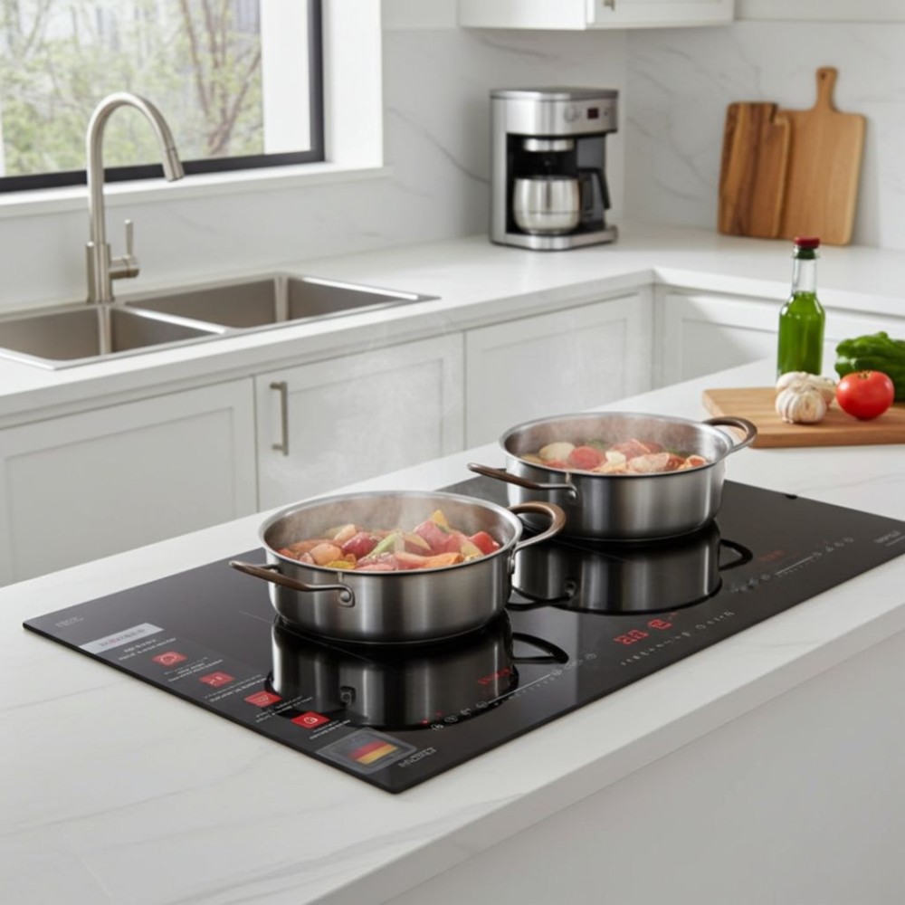 Bếp điện từ đôi Hafele HC-I7326B - Hàng chính hãng