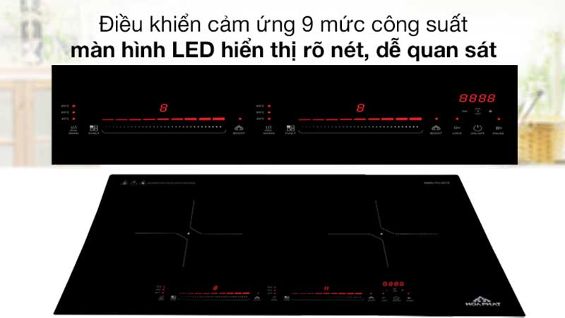 Bếp điện từ đôi Hòa Phát HPC-D21A2 - Hàng chính hãng