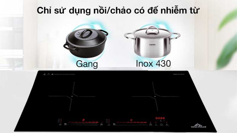 Bếp điện từ đôi Hòa Phát HPC-D21A2 - Hàng chính hãng