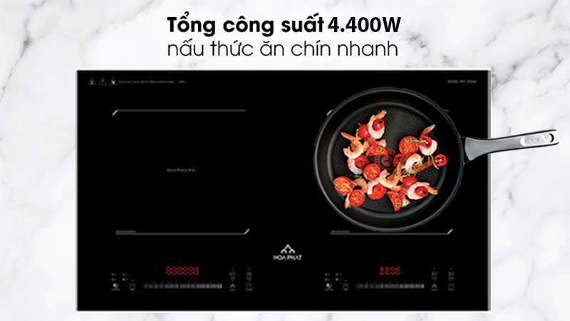 Bếp điện từ đôi Hòa Phát HPC-D22A2 - Hàng chính hãng