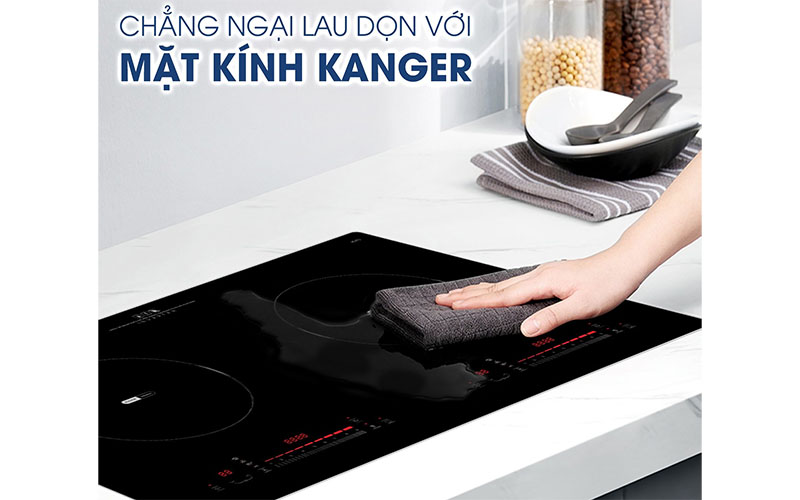 Bếp đôi điện từ Inverter Kalite KDI72 - Hàng chính hãng