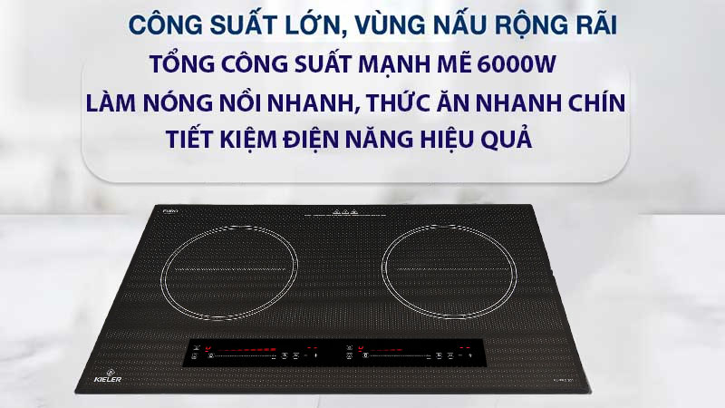 Bếp điện từ đôi Inverter Kieler KL-PRO301 - Hàng chính hãng