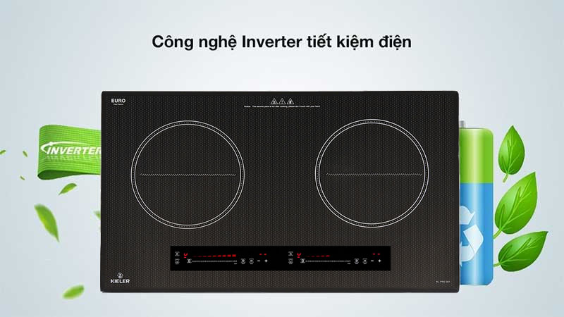 Bếp điện từ đôi Inverter Kieler KL-PRO301 - Hàng chính hãng