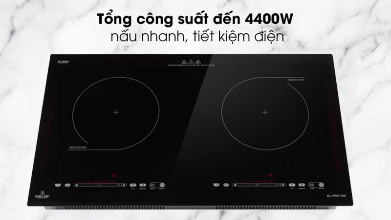 Bếp điện từ đôi Inverter Kieler KL-PRO789 - Hàng chính hãng