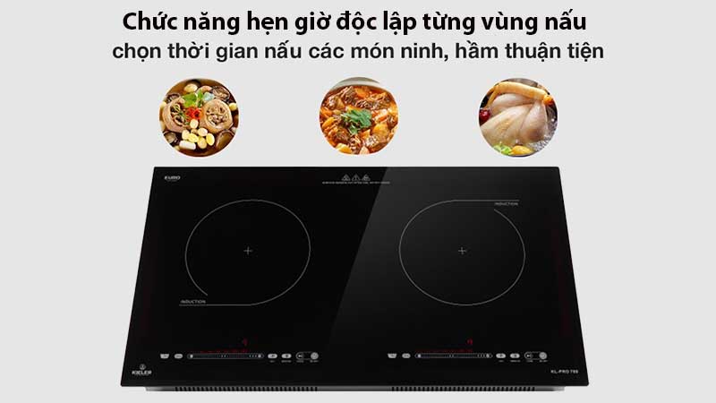 Bếp điện từ đôi Inverter Kieler KL-PRO789 - Hàng chính hãng