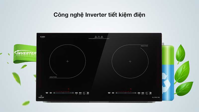 Bếp điện từ đôi Inverter Kieler KL-PRO789 - Hàng chính hãng