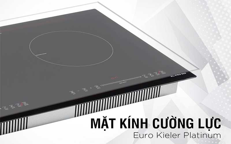 Mặt kính của Bếp điện từ đôi Inverter Kieler KL-PRO809