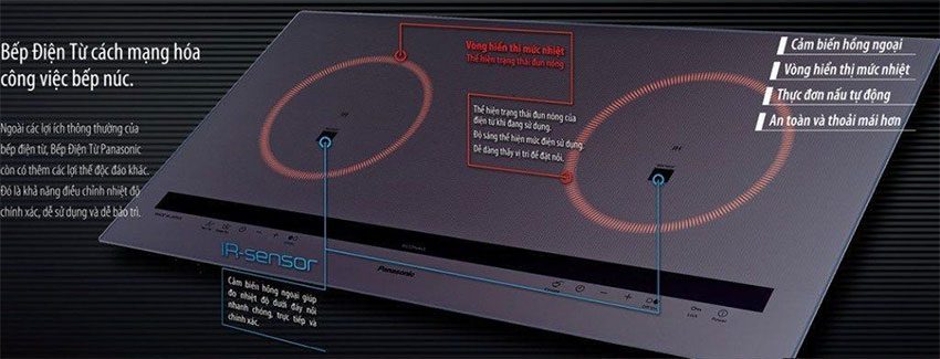Bếp điện từ đôi Inverter Panasonic KY-C227D - Hàng chính hãng