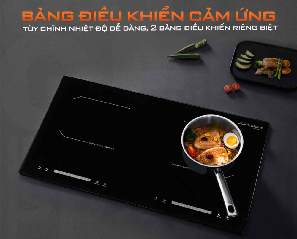 Bếp điện từ đôi Junger CEJ-202-II - Hàng chính hãng