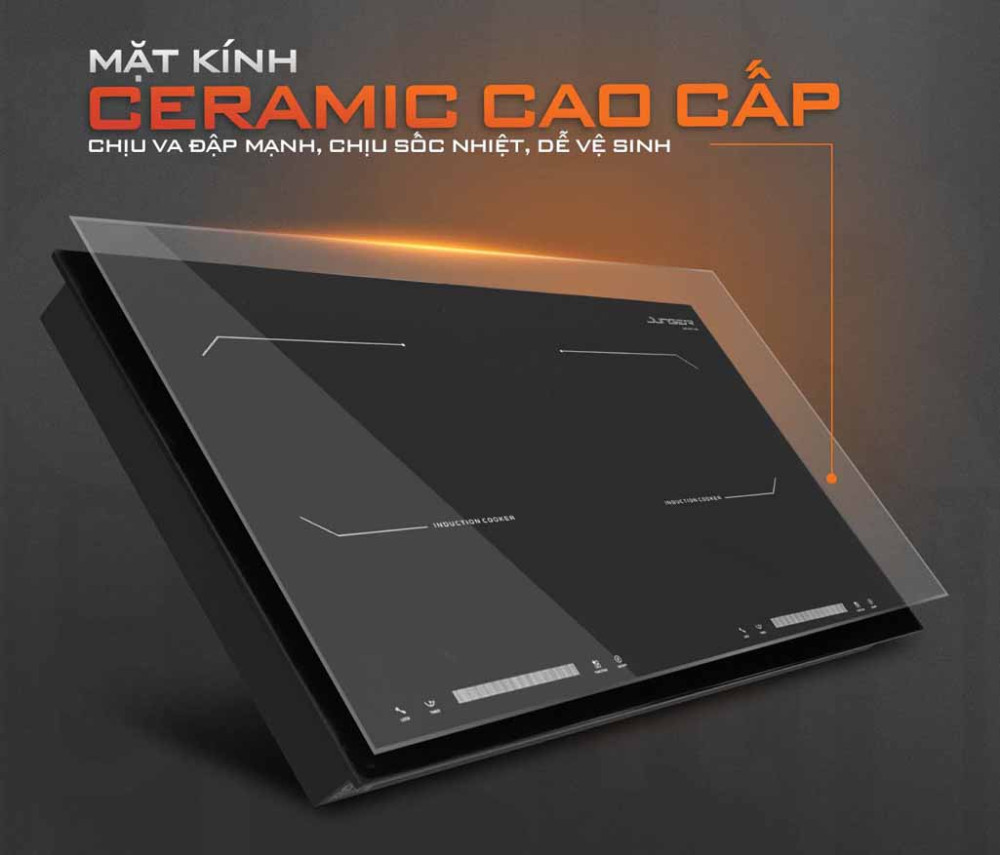 Bếp điện từ đôi Junger CEJ-202-II - Hàng chính hãng