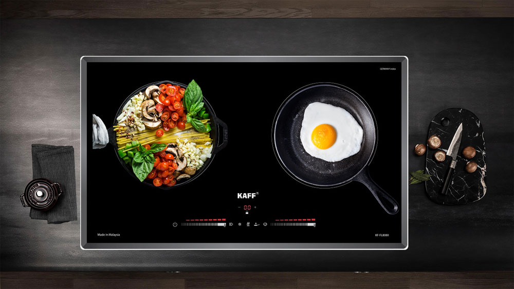 Bếp điện từ đôi Kaff KF-FL808II - Hàng chính hãng
