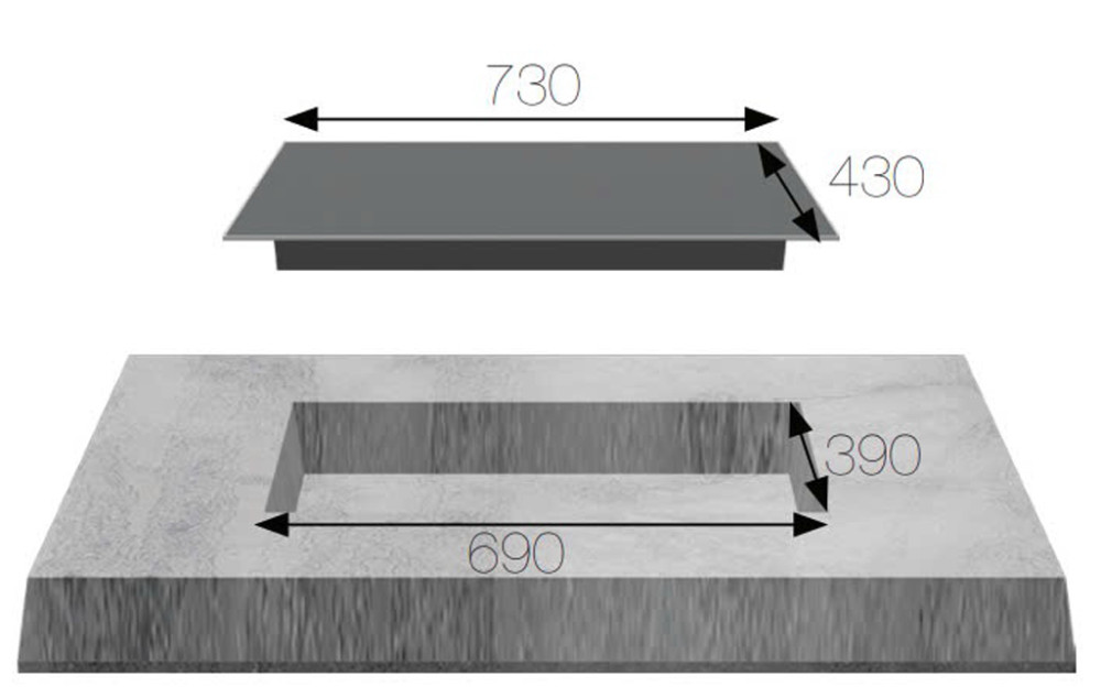 Bếp điên từ đôi Kaff KF-GT7003811 - Hàng chính hãng
