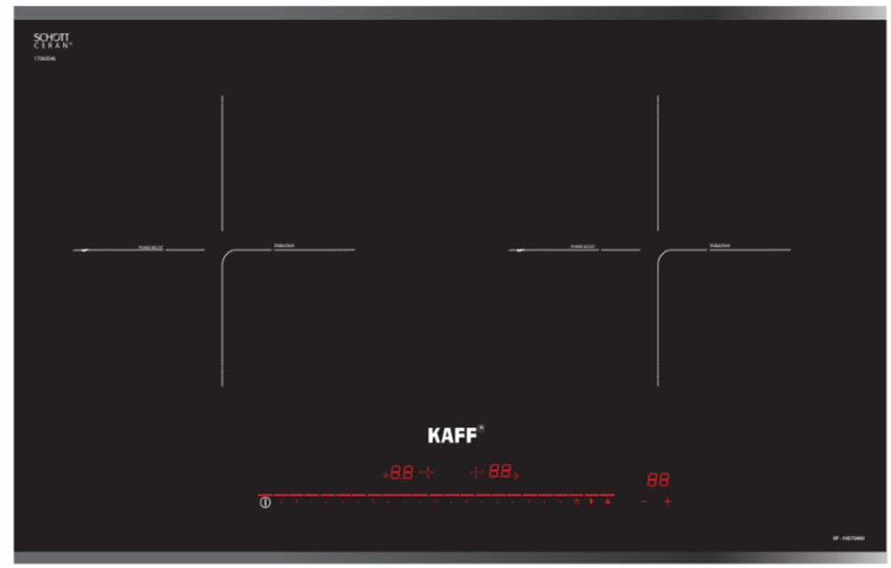 Bếp đôi điện từ Kaff KF-HID7348II (Made in Germany) - Hàng chính hãng