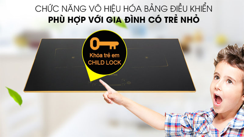 Bếp điện từ đôi Kangaroo KG438I - Hàng chính hãng