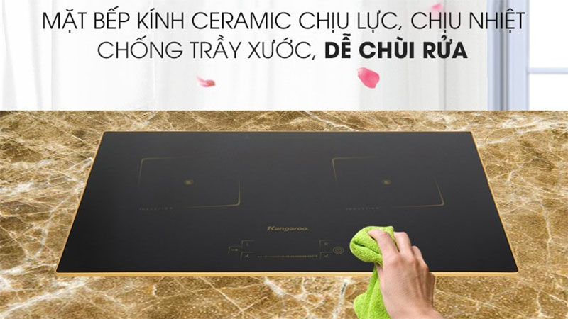 Bếp điện từ đôi Kangaroo KG438I - Hàng chính hãng