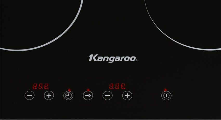 Bếp điện từ đôi Kangaroo KG498N - Hàng chính hãng